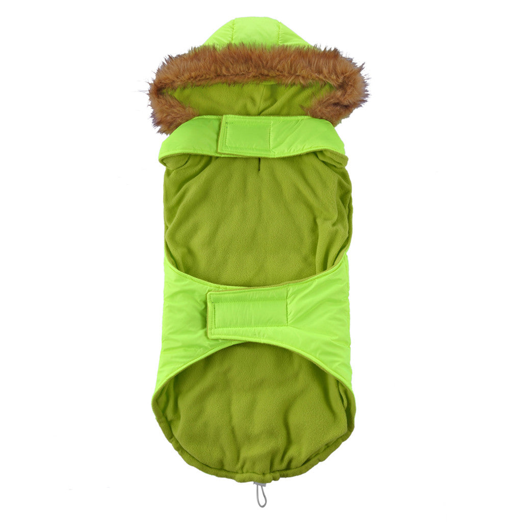 Nachtreflektierende Winterkleidung